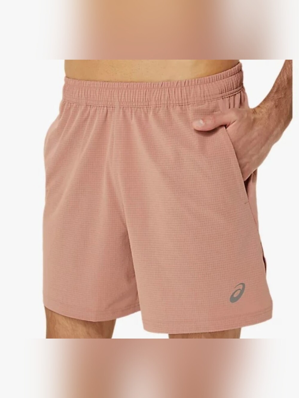 ASICS Actibreeze 7" Light Weight Woven Shorts ~ Light Brown | Men's: L *NWT